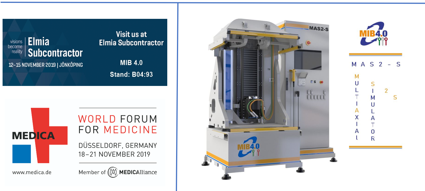 Next Exhibitions November 2019: Elmia and Medica